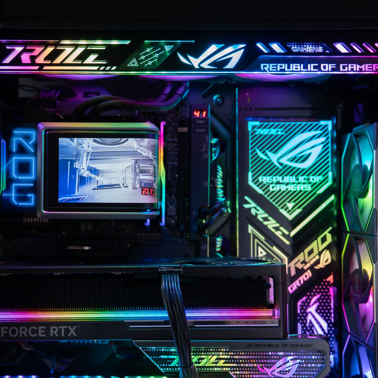 Ultimate Gaming PC – AMD Ryzen 9 9950X3D ASUS ROG Astral RTX 5090 32GB ROG Hyperion E-ATX Full ROG Build