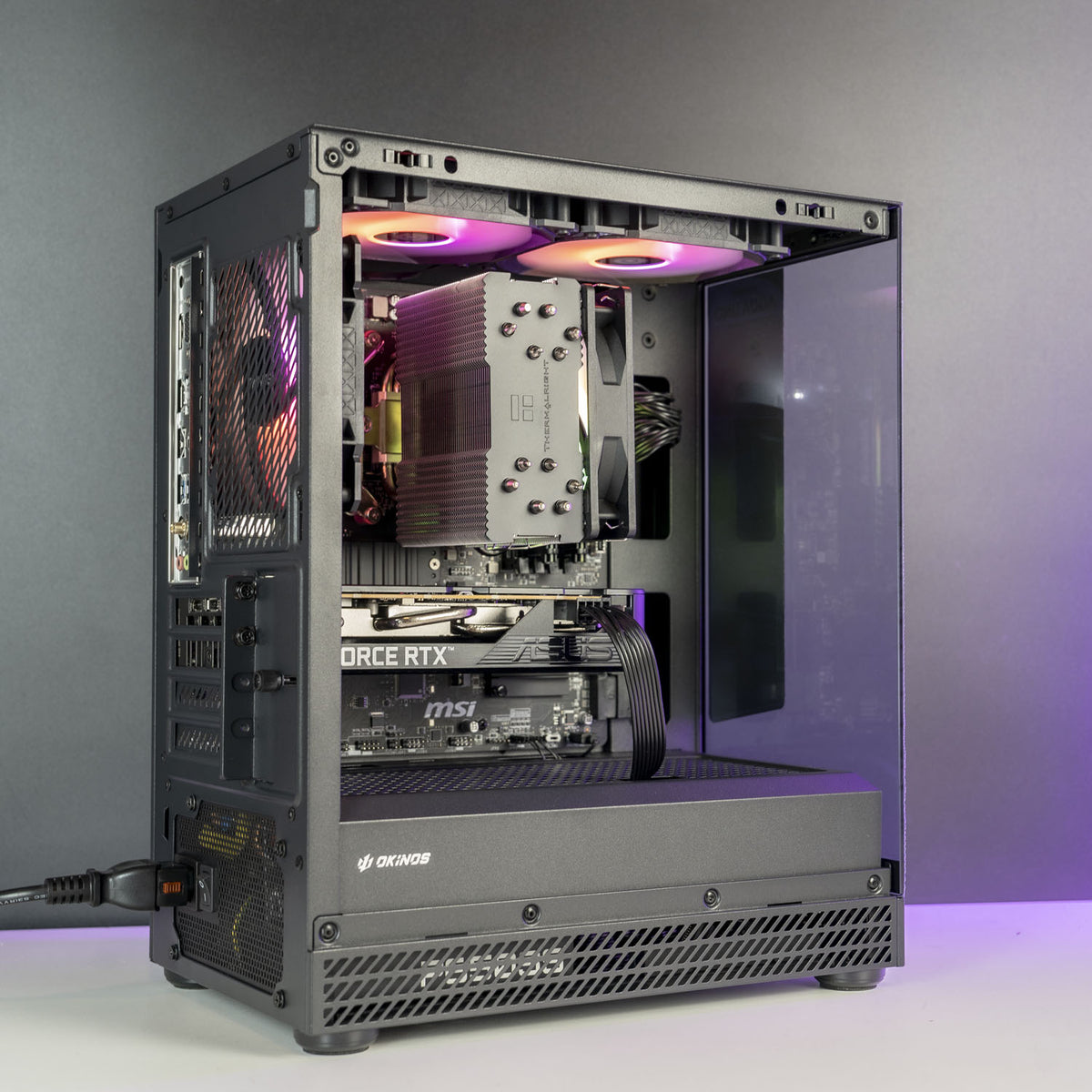 AMD Gaming PC | Ryzen 5 5600 | RTX 5050 8GB | 16GB DDR4 | 1TB SSD | Okinos Aqua Uno