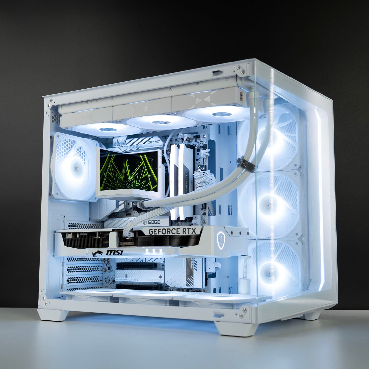 Custom All-White Gaming PC – AMD Ryzen 7 9800X3D MSI RTX 5080 16GB Antec C5 White