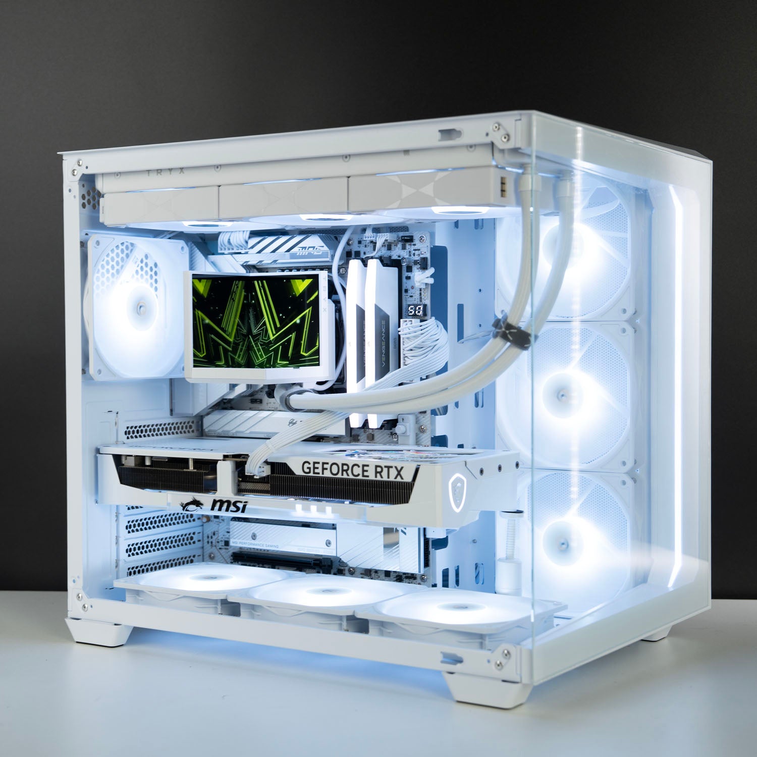 Custom All-White Gaming PC – AMD Ryzen 7 9800X3D MSI RTX 5080 16GB Antec C5 White