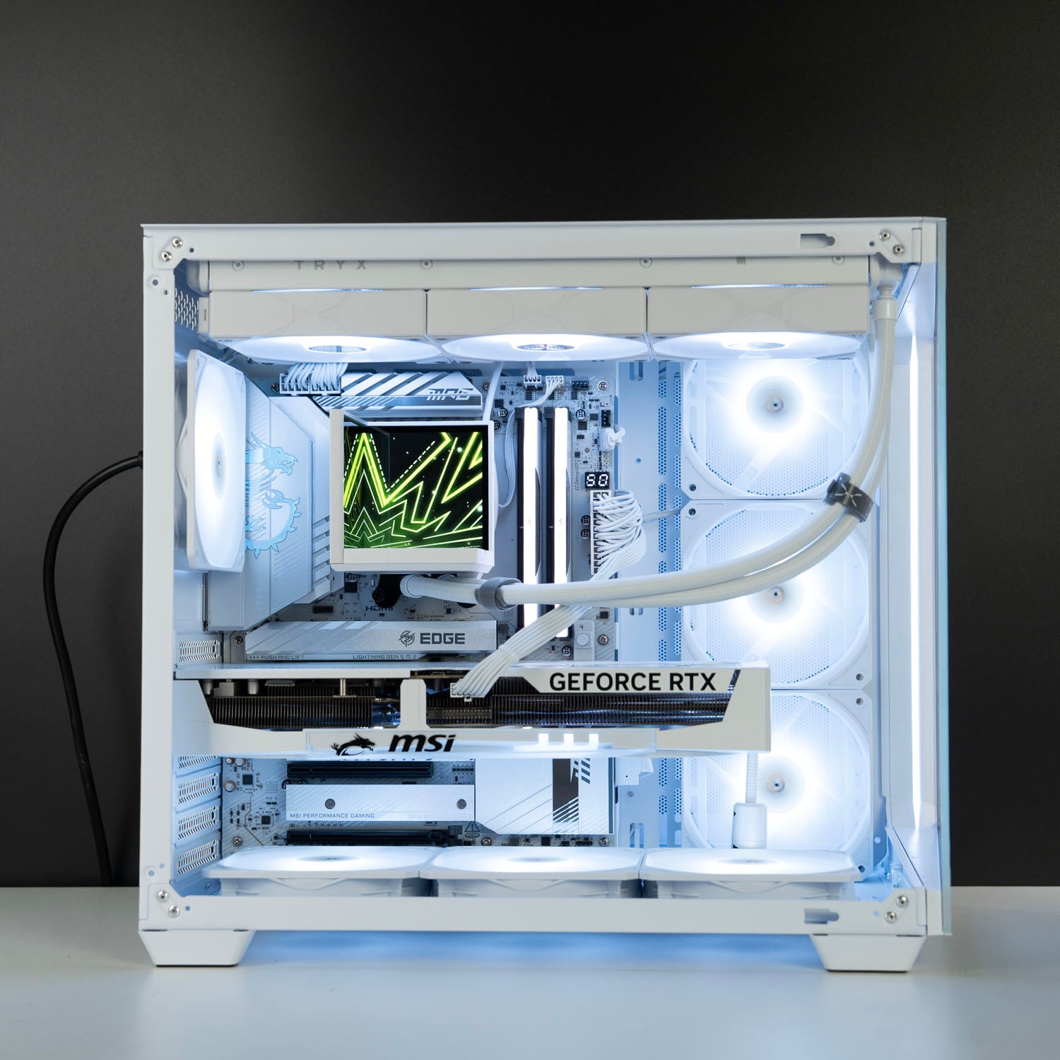 Custom All-White Gaming PC – AMD Ryzen 7 9800X3D MSI RTX 5080 16GB Antec C5 White