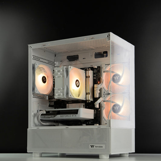 AMD Gaming PC | RYZEN 5 8400F | RTX 5060 8GB | 32GB DDR5 | 1TB SSD | View 170 White