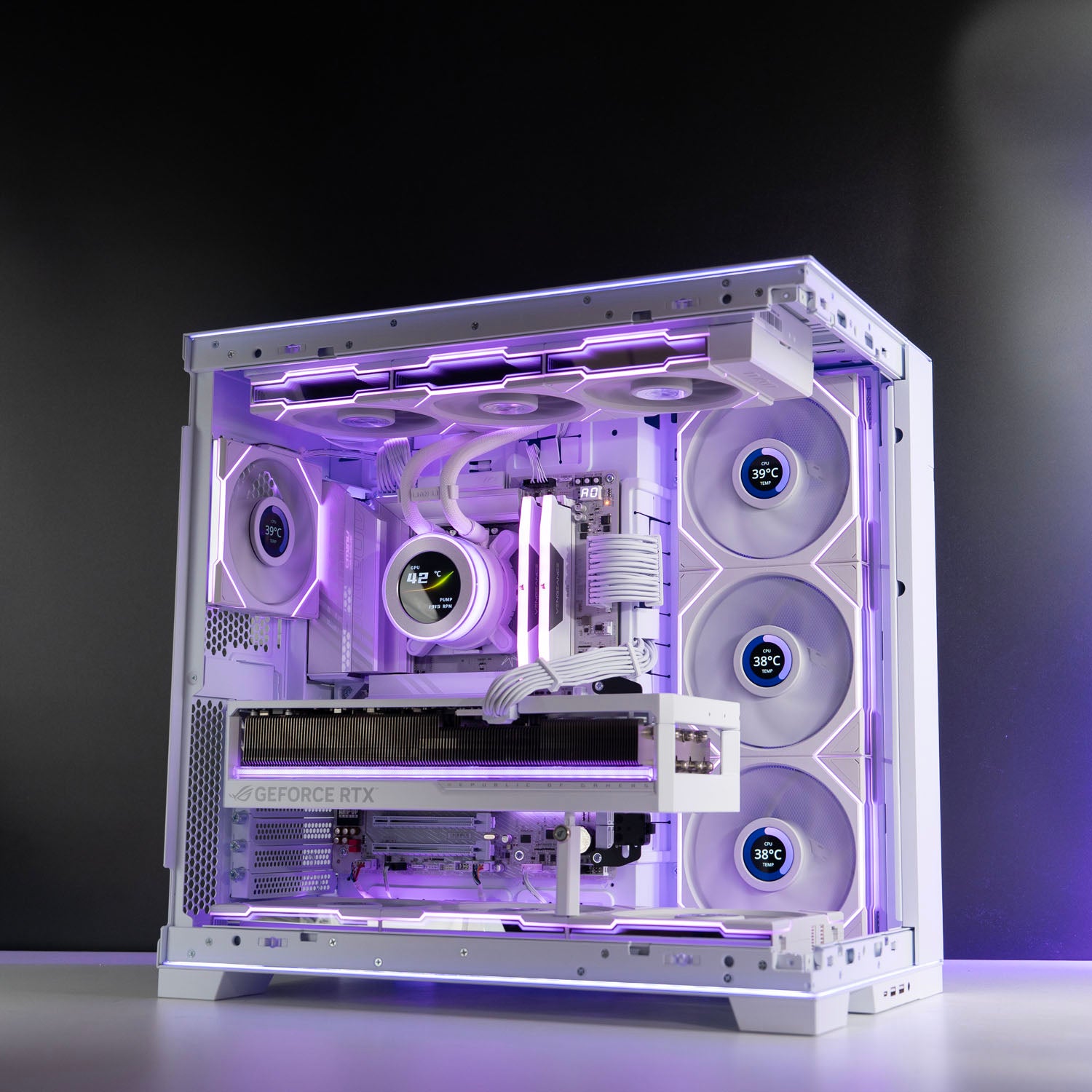 Custom White Gaming PC – Intel Core Ultra 7 270K Plus RTX 5080 16GB Lian Li O11 Windows 11 Pro