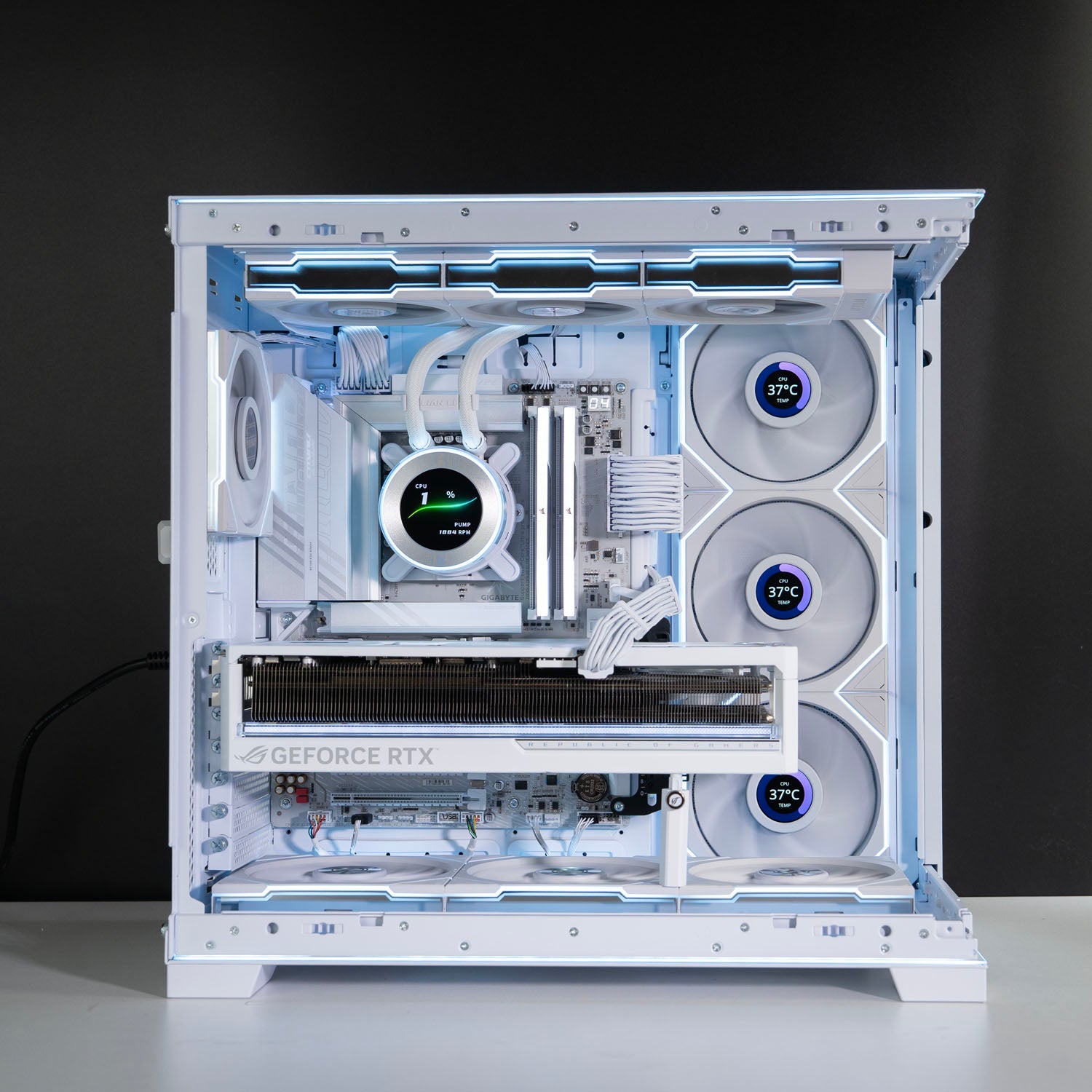 Custom White Gaming PC – Intel Core Ultra 7 270K Plus RTX 5080 16GB Lian Li O11 Windows 11 Pro