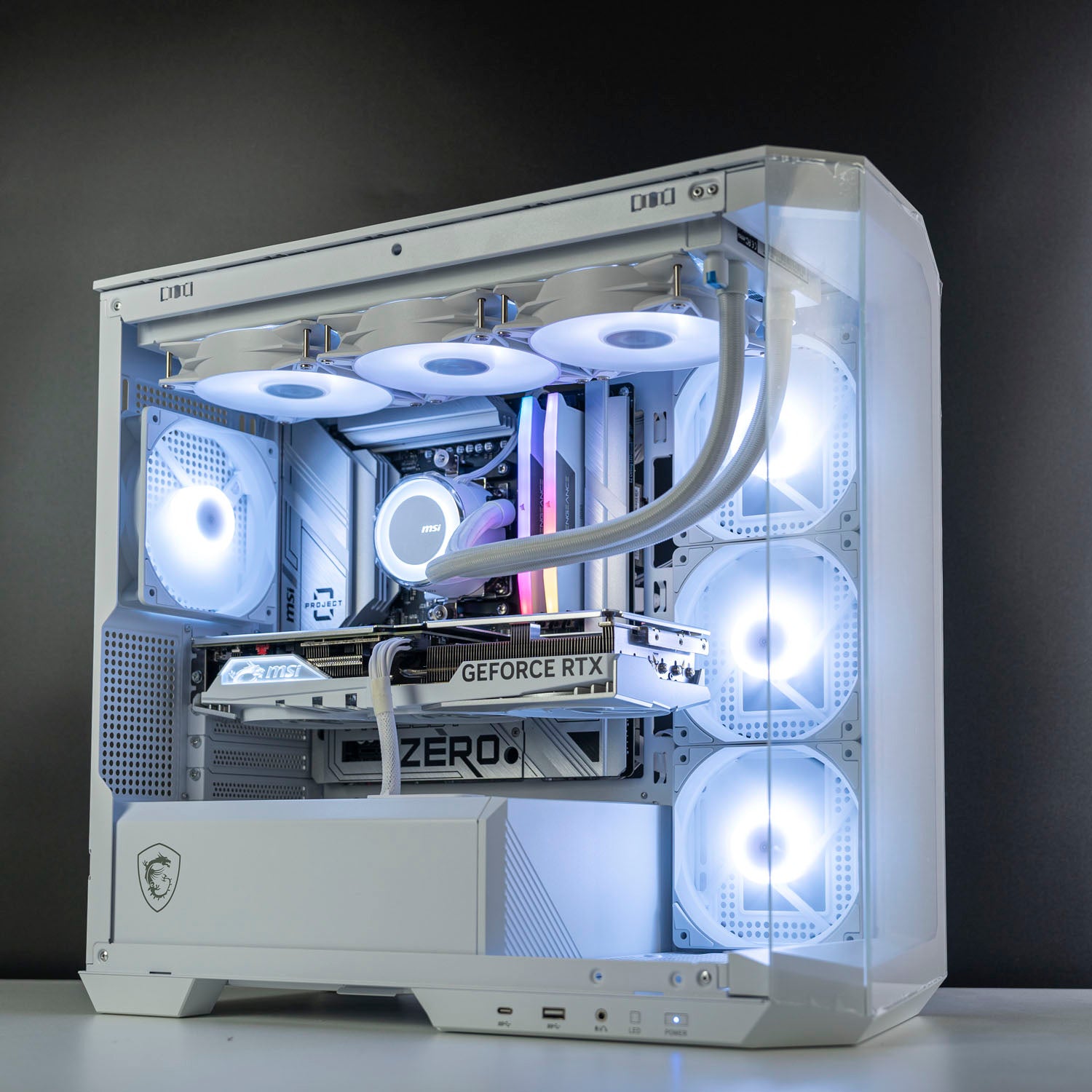 MSI-Project-Zero-Ryzen-7-7700-RTX-4070-Ti-White-Prebuilt-Gaming-PC