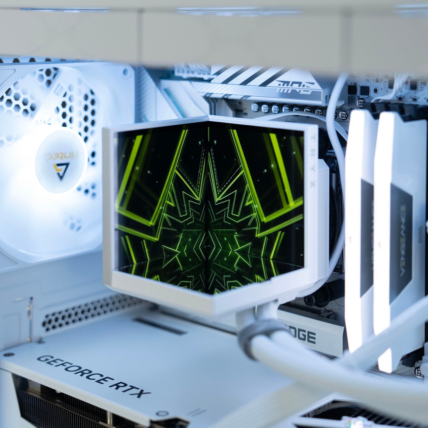 Custom All-White Gaming PC – AMD Ryzen 7 9800X3D MSI RTX 5080 16GB Antec C5 White